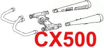 CX500 AUSPUFF