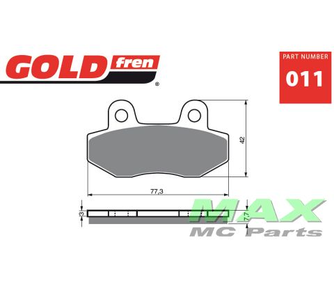 Gold-Fren Bremseklodser