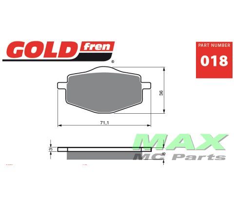 Gold-Fren Bremseklodser