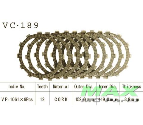 Koblingsplader HONDA VF1000 VT1100C