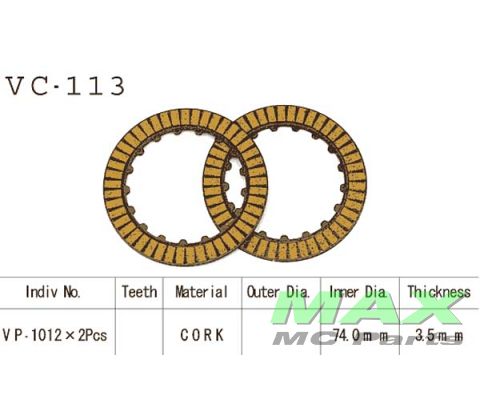 Koblingsplader HONDA CD50 ST50-DAX