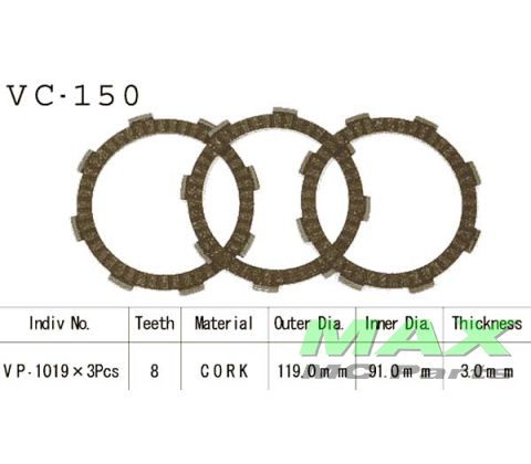 Koblingsplader HONDA MB50 MT50