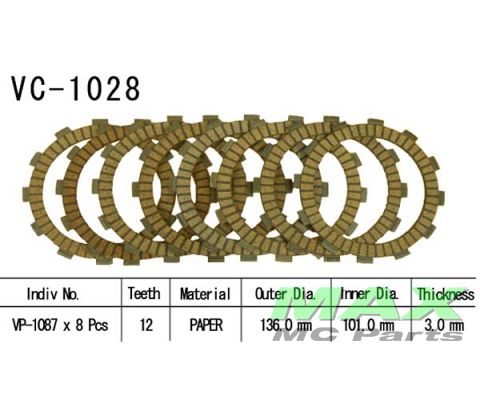 Koblingsplader HONDA CR125 CRF250