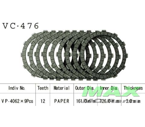 Koblingsplader ZZR1100 ZZR1200 GPZ1100