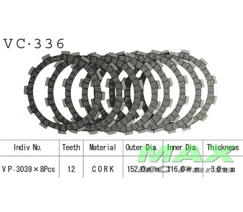 Koblingsplader VESRAH GSF600 GSX600F