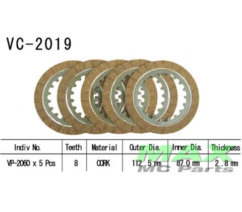 Koblingsplader(5) YAMAHA TTR90 TTR110