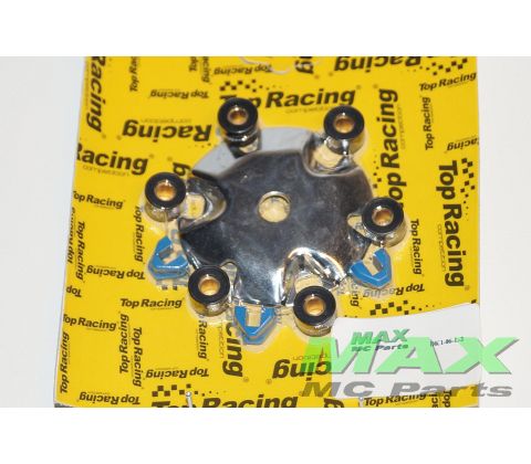 Bagplade til variator