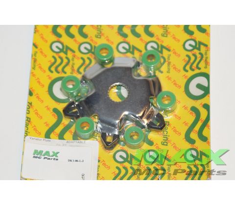 Bagplade til variator