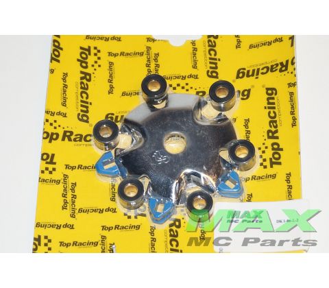 Bagplade til variator