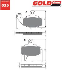 Gold-Fren Bremseklodser