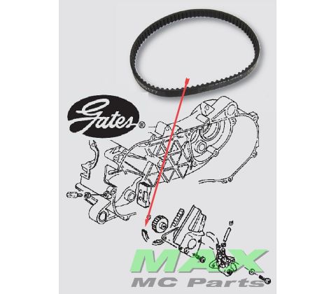 Gates Rem for oliepumpe