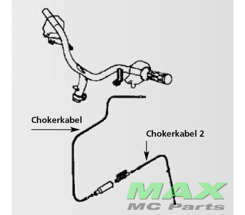 Chokerkabel no.2 YAMAHA BW50