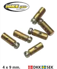 Nippel-skruer STK-4x9MM -MESSING/STEEL