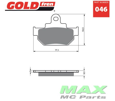 Gold-Fren Bremseklodser