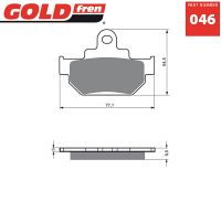 Gold-Fren Bremseklodser