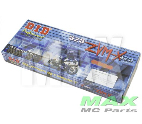 DID Kæde 525ZVMX -118 Pro X-ring GULD