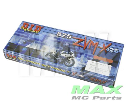 DID Kæde 525ZVMX -128 Pro X-ring GULD