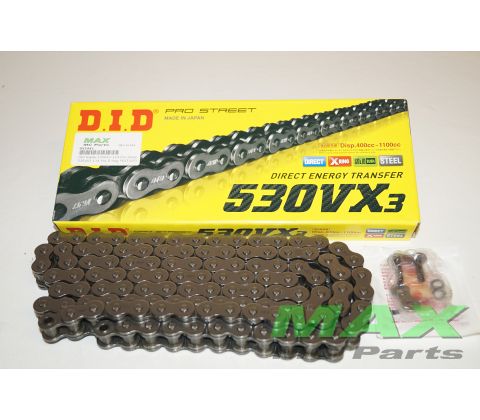 DID Kæde 530VX3 -120 Pro Street X-ring 