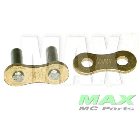 DID 520ERT2 Kædeled  Nitte  Guld