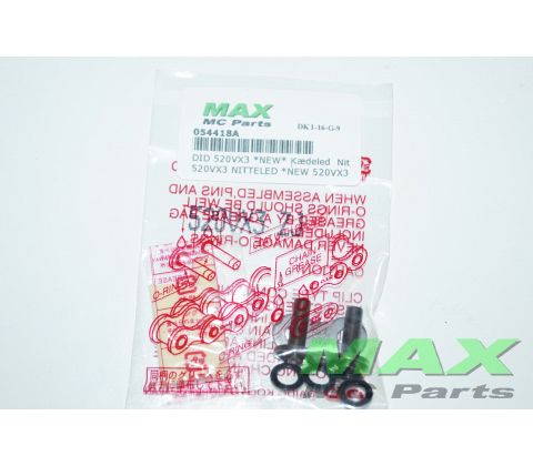 DID 520VX3 *NEW* Kædeled  Nitte BLACK