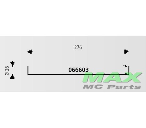 Forgaffelben 26mm x 276mm