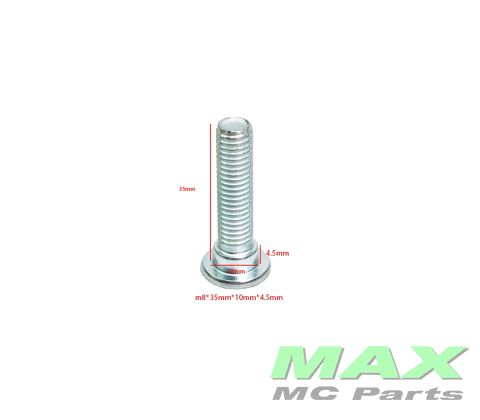 Bremseskive bolt M8x35mm (10x4,5mm)