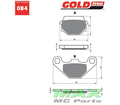 Gold-Fren Bremseklodser