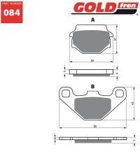 Gold-Fren Bremseklodser