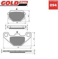Gold-Fren Bremseklodser