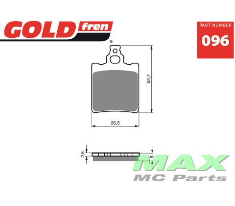 Gold-Fren Bremseklodser