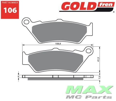 Gold-Fren Bremseklodser