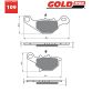Gold-Fren Bremseklodser