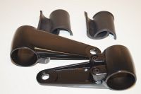 Lygteholder ALU-SORT SATIN 32-41MM SET