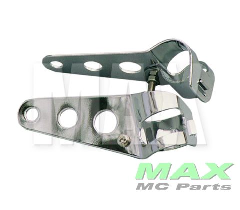 Lygteholder poleret alu/CROM 30-38MM SET