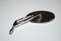 Chrom Spejl Venstre/LH POLERET ALU 10MM