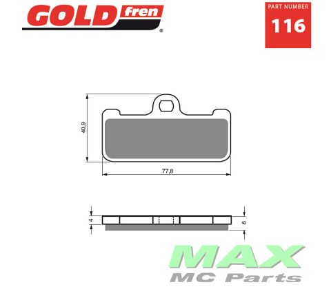 Gold-Fren Bremseklodser