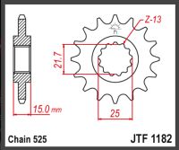 JT Fortandhjul - JTF1182.15