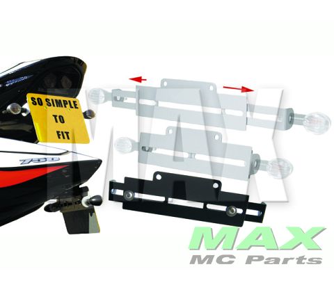 Nummerplade holder BLANK M/SKRUER