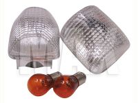 Klar blinklys glas m. pære VFR750