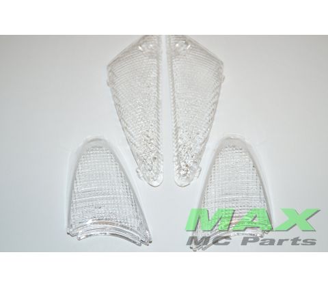 Blinkglassæt (4 stk.), klar