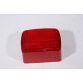 Baglygte glas, rød