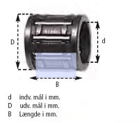 VESRAH Nåleleje 18x22x23mm