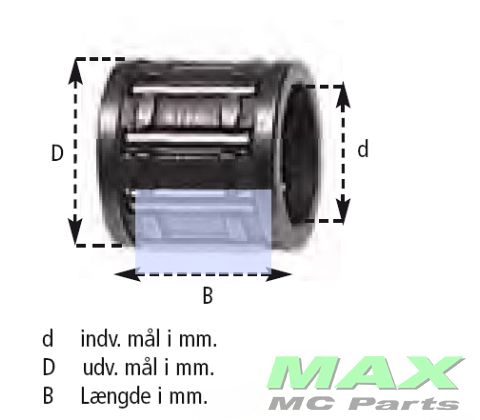 VESRAH Nåleleje  18x22x24mm