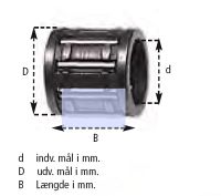 NTN/FAG Nåleleje 15x19x17mm Japansk