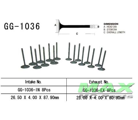 Udstødningsventil CD50 Dax (50cc)