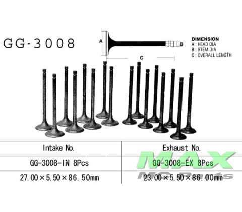 Udstødningsventil GSX1100 EF / KATANA 81