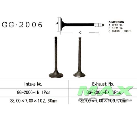 Indsugningsventil YAMAHA SR250 XT250