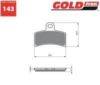 Gold-Fren Bremseklodser