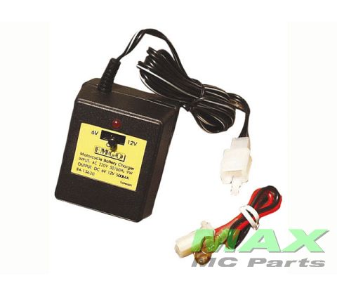 Batterilader 6V og 12V - 500mA