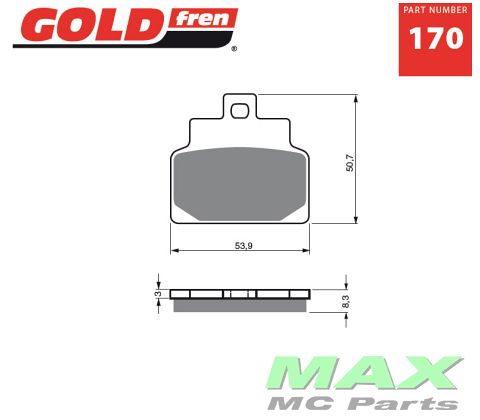 Gold-Fren Bremseklodser